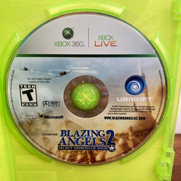 Blazing Angels 2: Secret Missions of WWII (Microsoft Xbox 360) GAME  No Manual - Picture 3 of 9